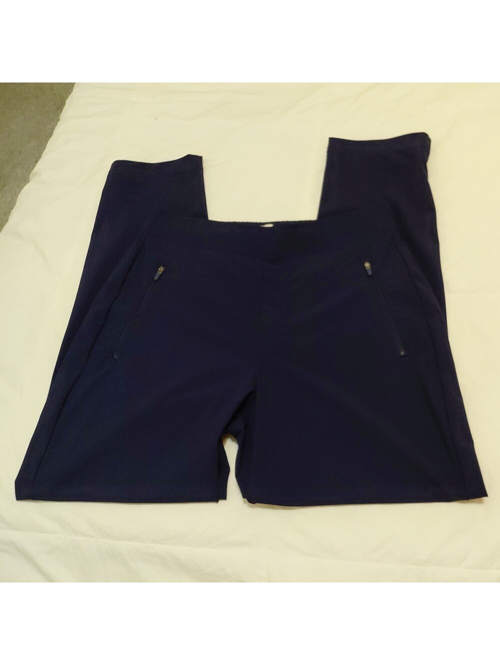 NWOT Tommy Bahama Everyday Active Women's Pull On Ankle Pants Blue M Pkts #900